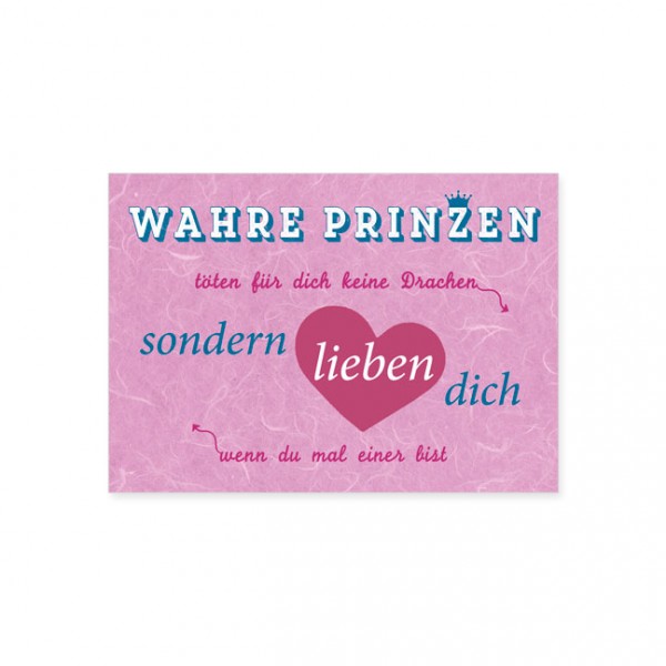 Postkarte "Wahre Prinzen"