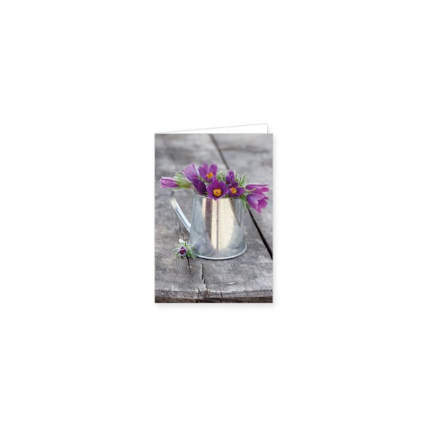 Mini-Doppelkarte "Wilde Frühlingsblumen"
