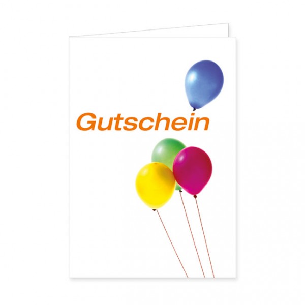 Geschenk-Gutschein "Luftballons"