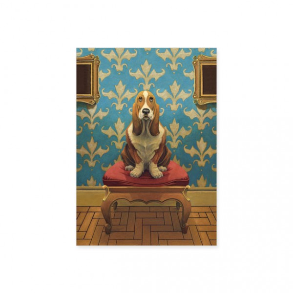 Postkarte "Doggs - Bunte Hunde / Where Beagles Dare"