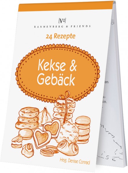 Rezeptblöckchen "24 Rezepte - Kekse und Gebäck"