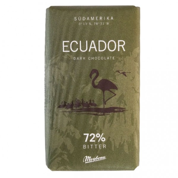 Ursprungs-Bitterschokolade Ecuador 40g Kakao: 72%