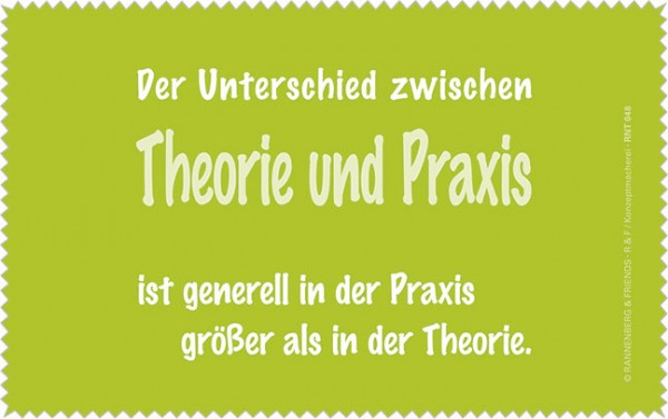 Netbooktuch 'Theorie und Praxis'