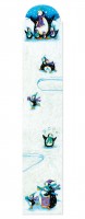 Weihnachtskartenhalter "Pinguin im Schnee"