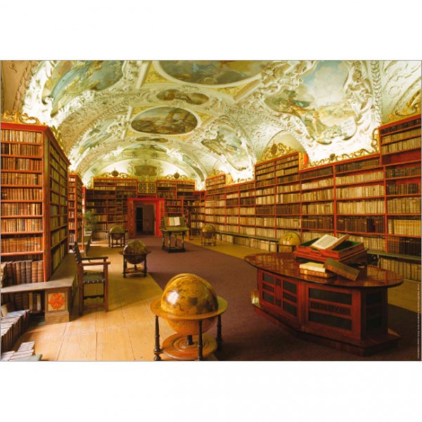Poster "Barocke Klosterbibliothek"