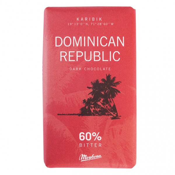 Ursprungs-Bitterschokolade Dominikanische Republik 40g Kakao: 60%