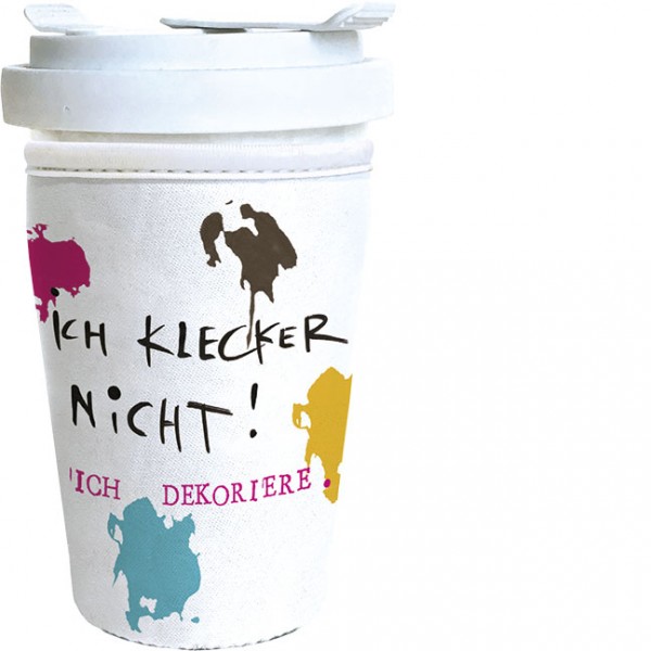 Cup-Cover to go "Ich klecker nicht"
