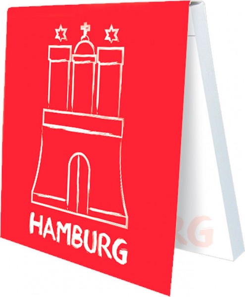 Klebezettel 'Hamburg'