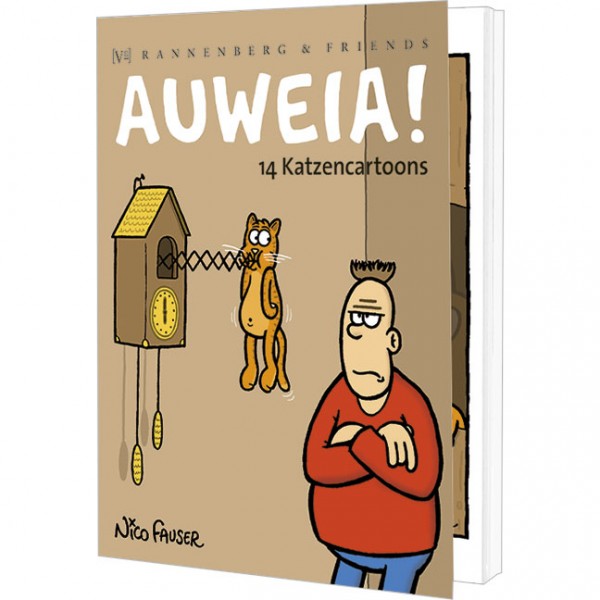 Postkartenbuch ‚Auweia! – Katzencartoons‘