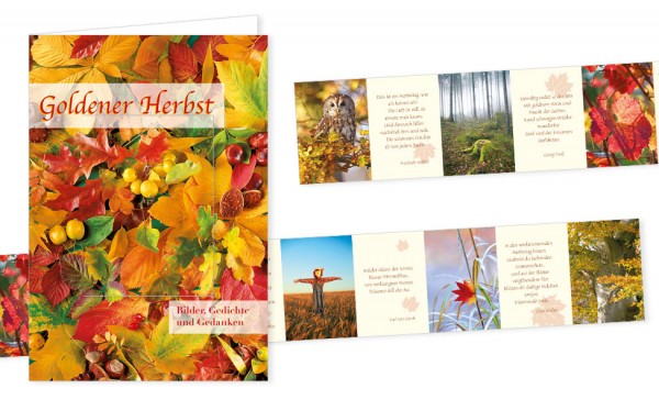 Türchenkarte "Gedichte für den Herbst"