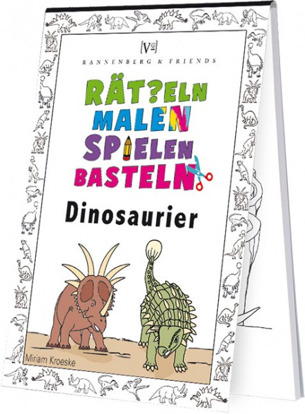 Blöckchen "Rätseln, Malen, Spielen, Basteln - Dinosaurier"