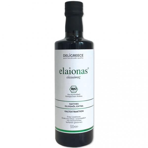 500 ml Elaionas Olivenöl, biologisch-organic